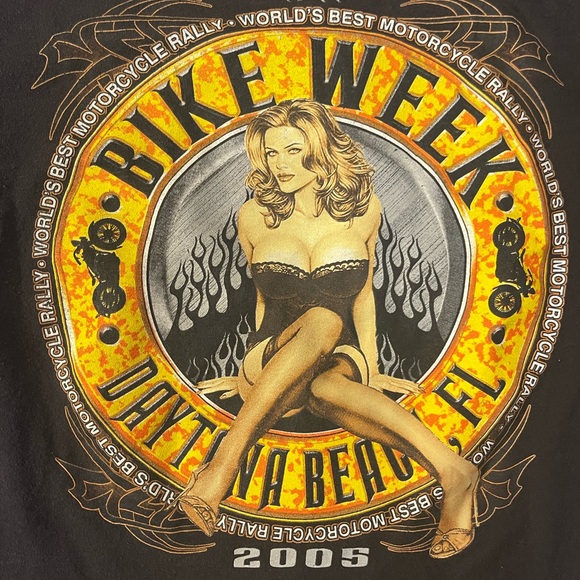 BIKE WEEK 2005 VINTAGE T SHIRT - Picture 4 of 7